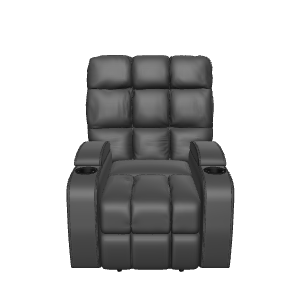 Luxurious Recliner Sofa 3D Model - 3D Model
