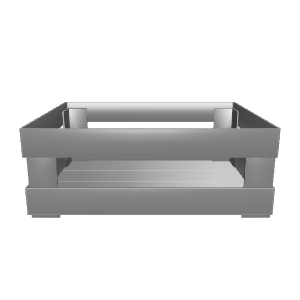 Stylish Minimalist Storage Crate 3D Model - Furniture 3D Model