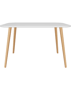 Contemporary Wooden Dining Table 3D Model - 3D Model