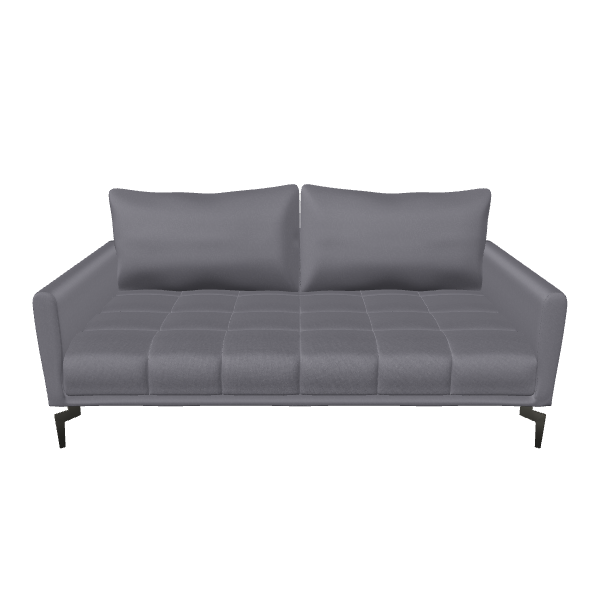 Contemporary Fabric Sofa 3D Model - 3D Model