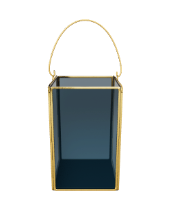 Elegant Glass Lantern 3D Model - Household 3D Model