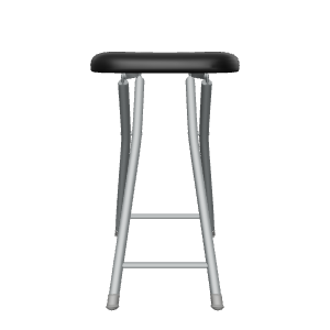 Stylish Minimalist Bar Stool 3D Model - 3D Model