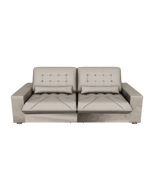 Stylish Modern Fabric Sofa 3D Model - 3D Model