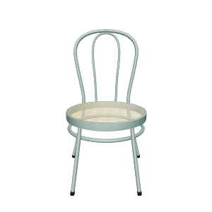Stylish Vintage-Style Dining Chair 3D Model - 3D Model