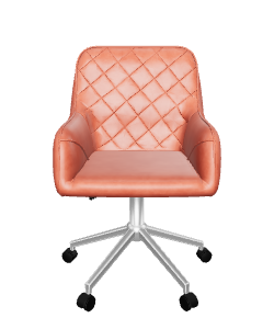 Stylish Modern Quilted Office Chair 3D Model - 3D Model