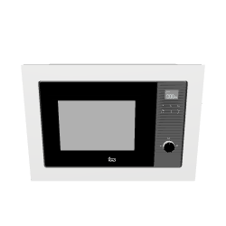 Sleek Modern Microwave Oven 3D Model - 3D Model