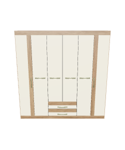 Stylish Modern Wardrobe Cabinet 3D Model - 3D Model