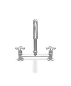 Stylish Metal Kitchen Faucet 3D Model - Household 3D Model