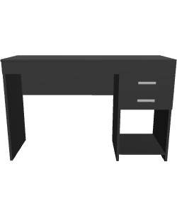 Stylish Minimalist Office Desk 3D Model - Furniture 3D Model