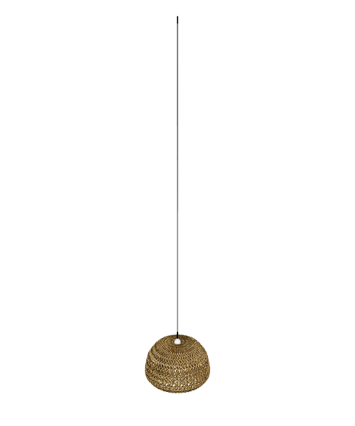 Stylish Woven Pendant Light 3D Model - Interior 3D Model
