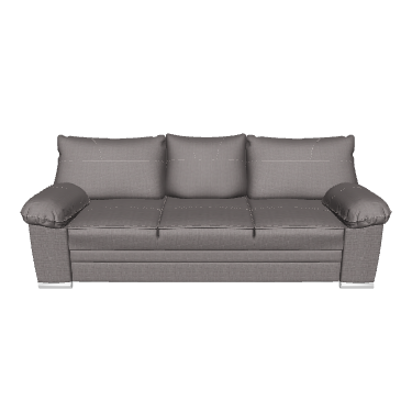 Contemporary Fabric Sofa 3D Model - 3D Model