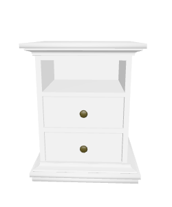 Elegant Minimalist Nightstand 3D Model - 3D Model