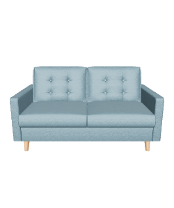 Stylish Modern Two-Seater Sofa 3D Model - Interior 3D Model