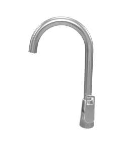 Sleek Modern Kitchen Faucet 3D Model - 3D Model